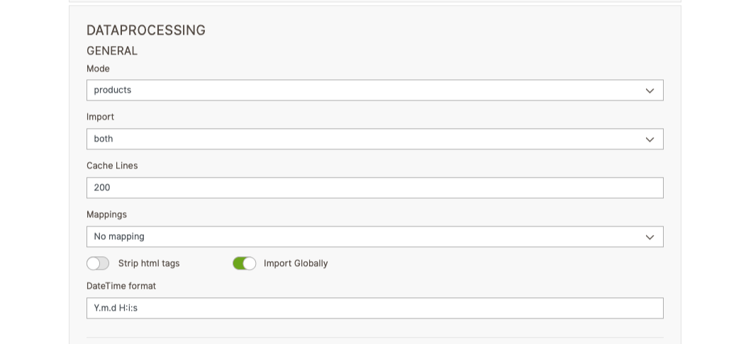 Profile Data Processing